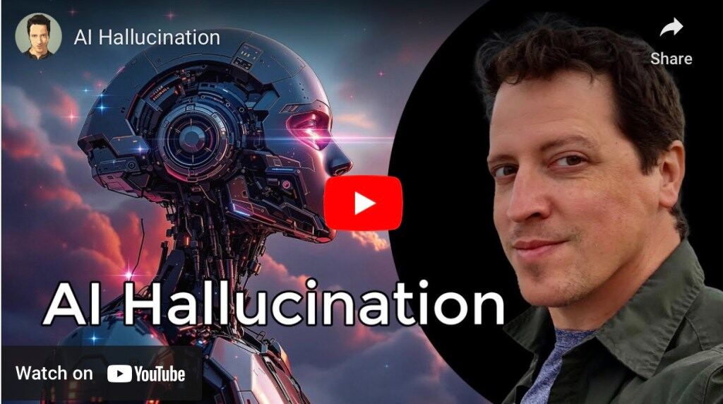 Example screenshot discussing hallucination behavior